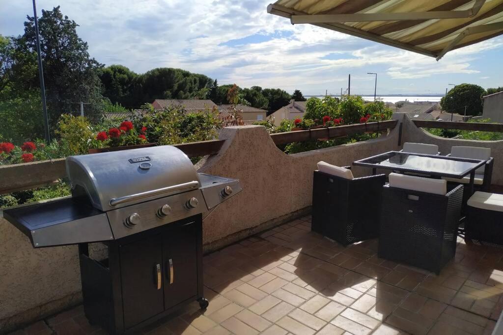 Appartement T3 Spacieux Avec Vue Sur L'Etang De Thau Au 1Er Etage D'Une Villa - Entree Independante Sète Exterior foto